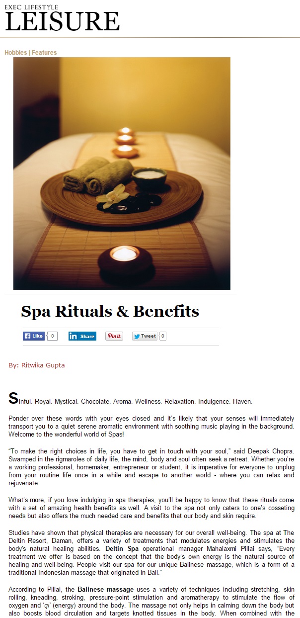 Spa article