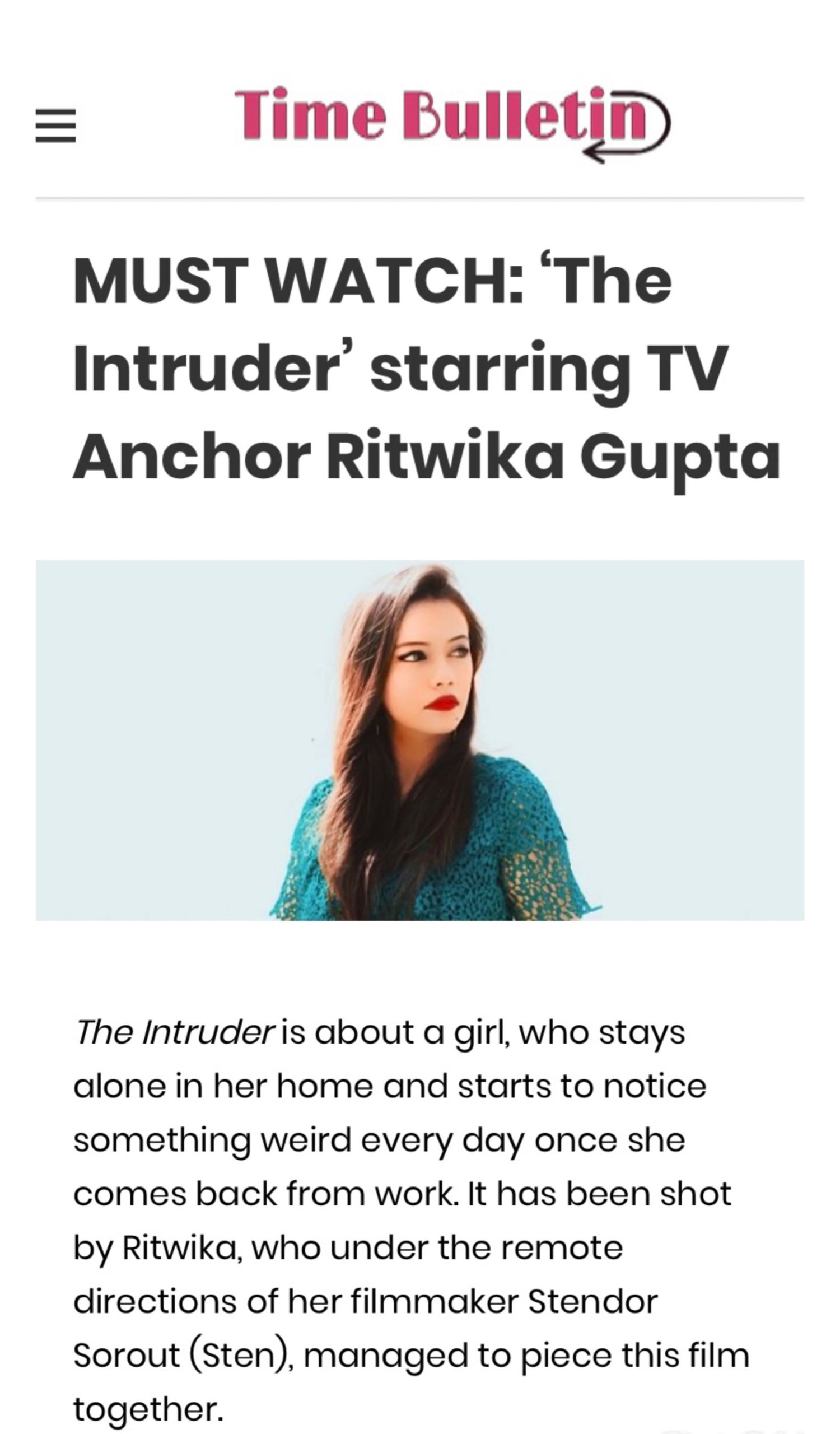 ritwika gupta news 